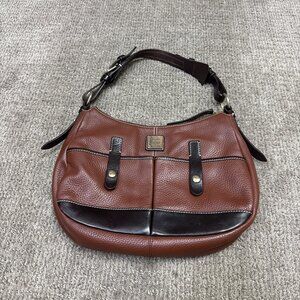 Dooney & Bourke Brown and Black Shoulder Bag